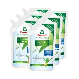 Frosch Kinder Pflegeseife Nachfüllbeutel 6 x 500 ml