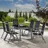 Juskys Milano Set 7-tlg. silbergrau