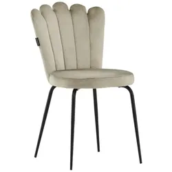 Limhamn Esszimmerstuhl Velour beige.