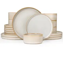 Richmount Star Tafelservice 18-tlg. cappuccino-weiß
