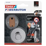 Tesa Powerbutton Haken Premium chrom