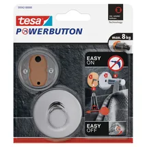 Tesa Powerbutton Haken Premium chrom