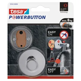 Tesa Powerbutton Haken Premium chrom
