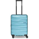 bergpfeil Travel Cabin Trolley S 4-Rollen 55 cm / 44 l blau/hellblau