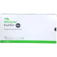 Mölnlycke Health Care GmbH Exufiber Ag+ 2 x 45 cm 5 St.