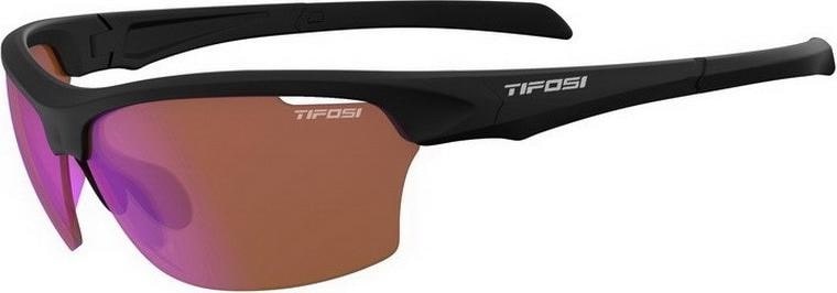 Tifosi, Herren, Sportbrille, Optics Unisex Swank Sunglasses Sonnenbrille, Black red, Einheitsgröße, Schwarz