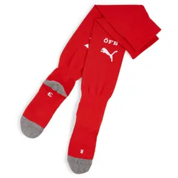 PUMA Team ÖFB Österreich Stacked Logo Stutzenstrümpfe 06 - PUMA red/PUMA white 39-42