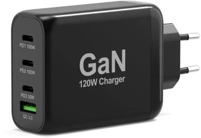 Port Designs 900107-EU Ladegerät für Mobilgeräte Netbook, Laptop, Smartphone, Tablets Schwarz AC Schnellladung Drinnen