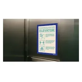 ALLboards Selbstklebender A4-Rahmen, Blau