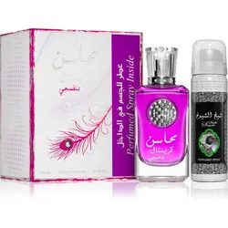 Lattafa Mahasin Crystal Violet Geschenkset für Damen