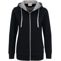 HAKRO® Hakro Damen Kapuzenjacke Bonded - - schwarz