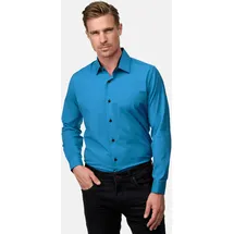 RUSTY NEAL Hemd mit Weste und Krawatte blau / nachtblau XL