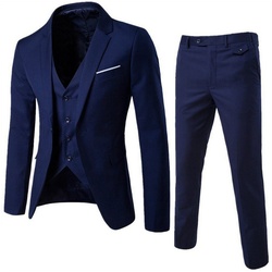 AFAZ New Trading UG Anzughose Herren Anzug Herrenanzug Einstecktuch slim herrenanzuge 3 teilig XL