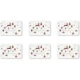 Excelsa Merry Christmas Set mit 6 Tischsets, Polypropylen