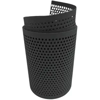 zaun|zu® Doppelstabmattenzaun 255 x 0 cm Anthrazit
