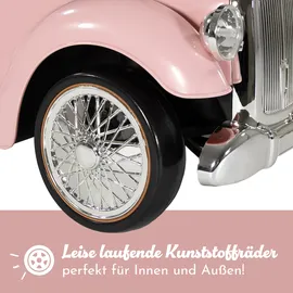 Lemodo Rutschauto Kinderauto im Retrodesign Pink