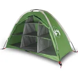 vidaXL Camping-Organizer-Zelt 9 Fächer Grün Wasserdicht