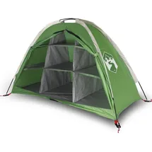 vidaXL Camping-Organizer-Zelt 9 Fächer Grün Wasserdicht