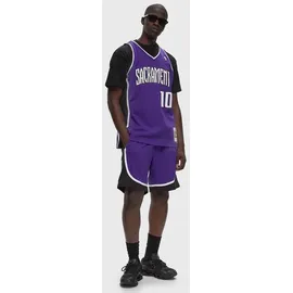 Mitchell & Ness NBA DARK Jersey Kings 2002 Mike Bibby #10 & purple - S