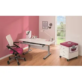 Paidi Schreibtisch Marco 2 120 cm kreideweiß