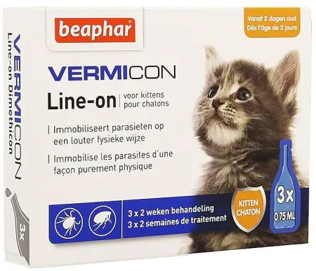 Beaphar Vermicon Line-On Kätzchen 3x0,75ml