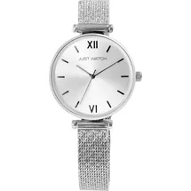 Just Watch Damenuhr, Milanaisearmband, Edelstahl