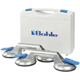 Veribor Saugheber-Set Aluminium 2 Köpfe blau