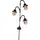 Lumi Jardin Solarleuchte Kunststoff Höhe 74 cm 1 Stück schwarz