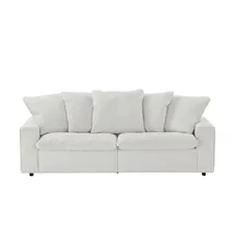Sofa.de Big Sofa Stoff 3-Sitzer Grau