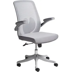 Bürostuhl drehbar OVERLORD Stoff Grau