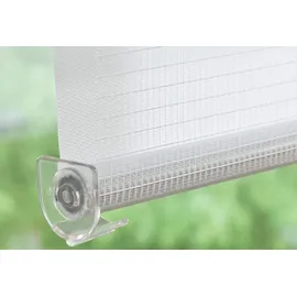 LIEDECO Doppelrollo Klemmfix-Duo-Rollo 45 x 160 cm weiß