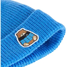 The North Face TNF Logo Box Cuffed Beanie Active Blue