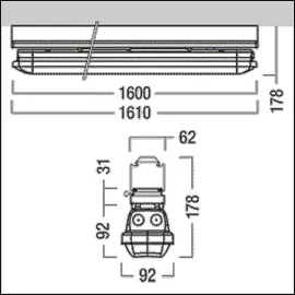 zumtobel AMP L 8000 Feuchtraumleuchte