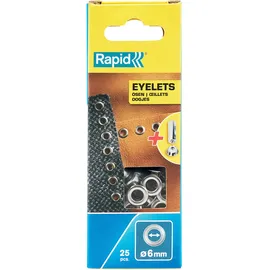 Rapid Ösen 6mm, 25 Stück