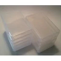 Größe: Normal für Skat-, Quartettkarten etc. / Zubehör 10 Stück x Leeretui Leerbox Leercover Leerhülle Kunststoffbox Ersatzcover Ersatzhülle für Quartette Kartenspiele Spielkarten