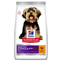 Hill ́s Adult Sensitive Stomach & Skin Small & Mini Huhn Hundefutter 3 kg