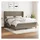 vidaXL Boxspringbett mit Matratze Taupe 180x200 cm Stoff