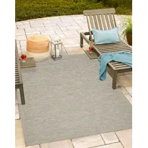 The CarPET Teppich Calgary, rechteckig, Höhe: 1 mm, moderner robuster In und Outdoor Teppich beige 67 cm x 180 cm x 1 mm