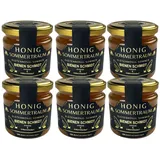 6x Original Deutscher Honig Sommerblütenhonig "Sommertraum" 250g im Glas aus Oberfranken (Nord-Bayern) Honig rein und natürlich