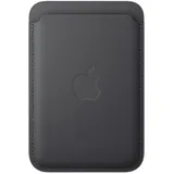 Apple iPhone Feingewebe Wallet mit MagSafe Schwarz