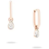 Echtzeit Creolen Like Diamonds roségold Edelstahl 2,2 cm