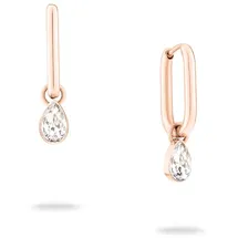 Echtzeit Creolen Like Diamonds roségold Edelstahl 2,2 cm