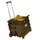 Buri Klappbare Rollbox schwarz 38 x 36 x 33 cm