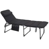 Crespo Campingliege AP-363/80 XL Schwarz