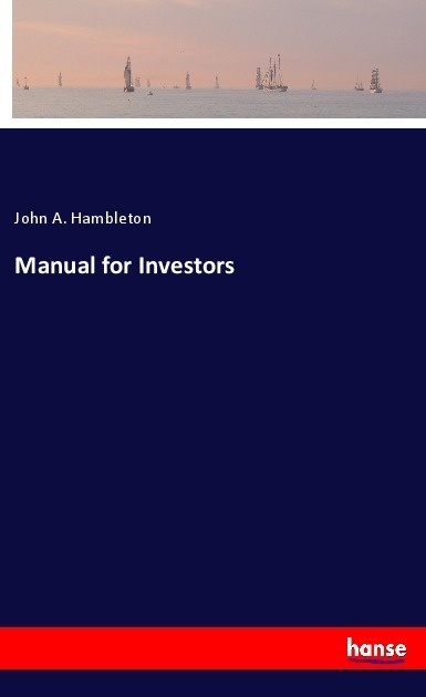 Manual For Investors - John A. Hambleton  Kartoniert (TB)