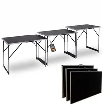 Grafner 3-teiliger Multifunktionstisch Tapeziertisch klappbar höhenverstellbar