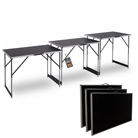 Grafner 3-teiliger Multifunktionstisch Tapeziertisch klappbar höhenverstellbar