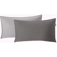 KLEINE WOLKE Bettwäsche Linda, Silbergrau, 40x 80 cm, -