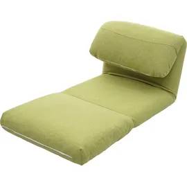 Mendler Schlafcouch Stoff 2-Sitzer Grün