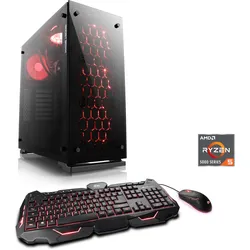 CSL Gaming-PC "HydroX V28324", schwarz, Microsoft Windows 11 Home (64 Bit), 32 GB RAM 1000 GB SSD, Computer